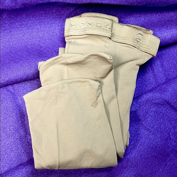MondorSkating Or Dance Footed Tights Light Tan 80D NWOP A/XL - Picture 5 of 7